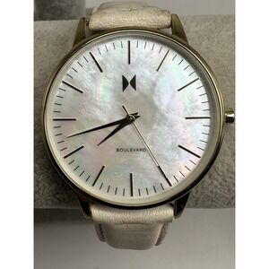 MVMT Women's Watch with White and Gold Accents